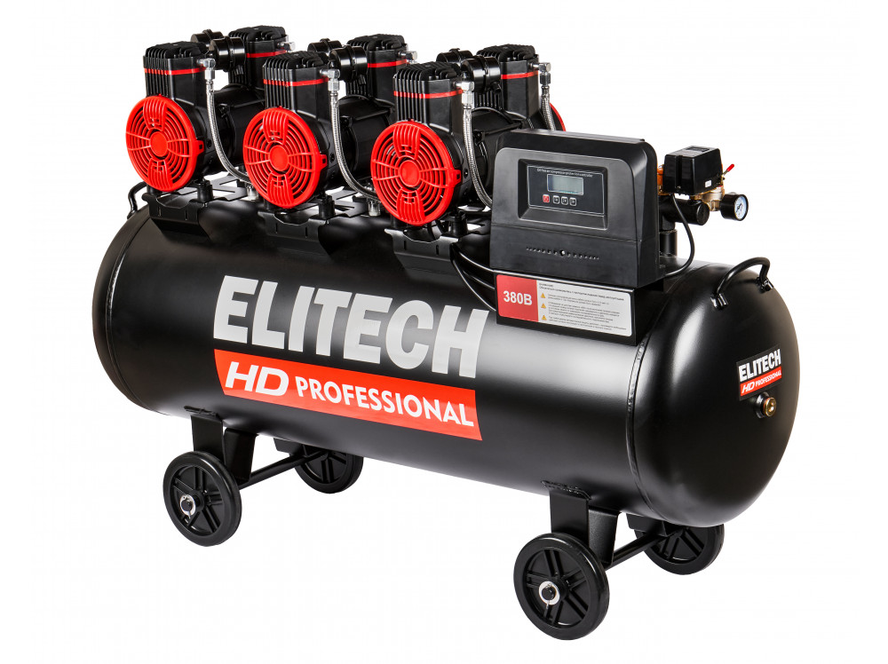 Компрессор безмасляный малошумный ELITECH ACF 750-160S ACF 750-160S 206464 в фирменном магазине Elitech