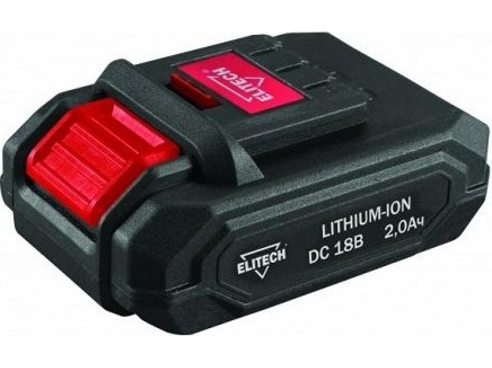 Аккумулятор ELITECH 18,0V 2.0 Ач Li-Ion 1820.098600 1820.098600 в фирменном магазине Elitech