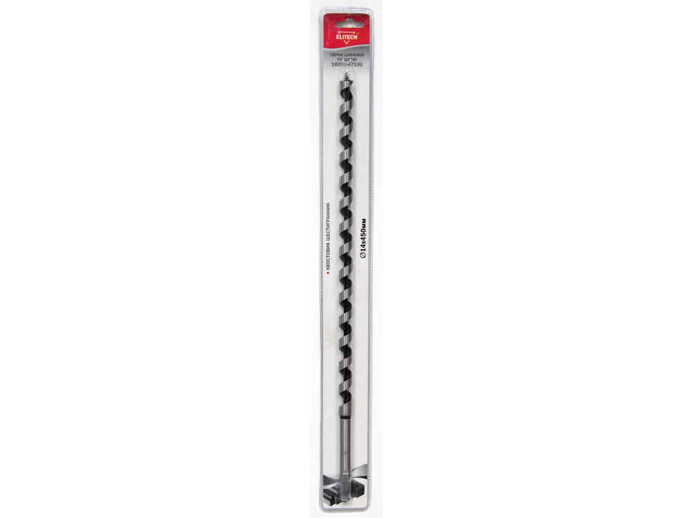 Сверло ELITECH 14х450мм HEX шнек 1820.047100 1820.047100 187583 в фирменном магазине Elitech