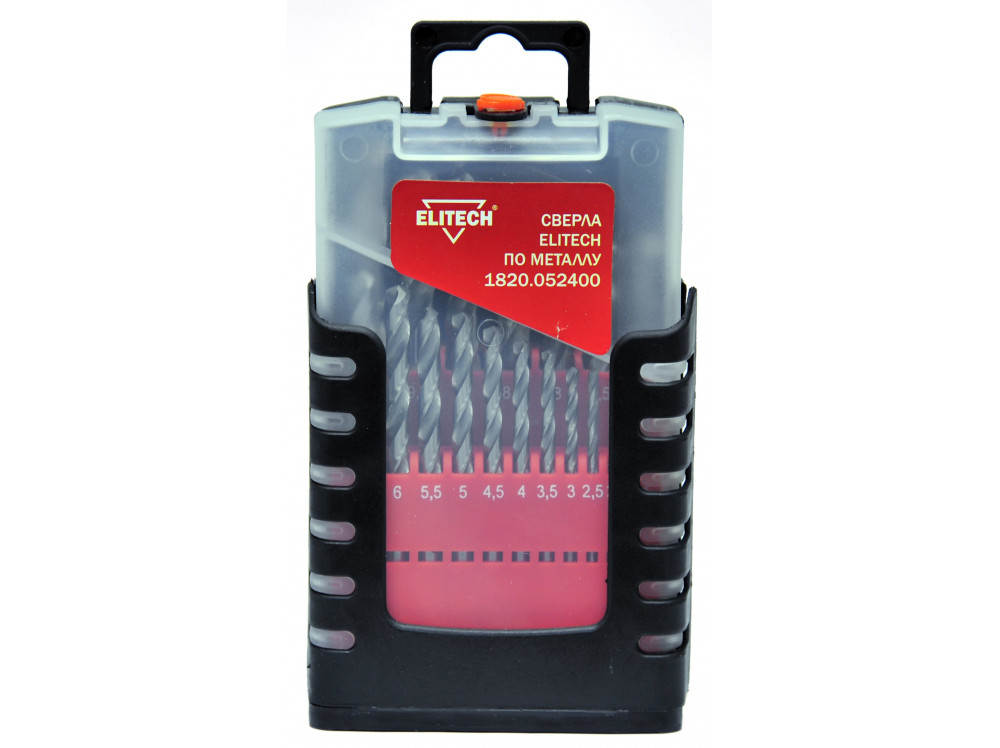 Набор сверл ELITECH HSS-G 19шт 1820.052400 1820.052400 187636 в фирменном магазине Elitech