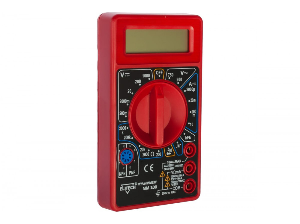 Мультиметр ELITECH ММ 100 ММ 100 182085 в фирменном магазине Elitech