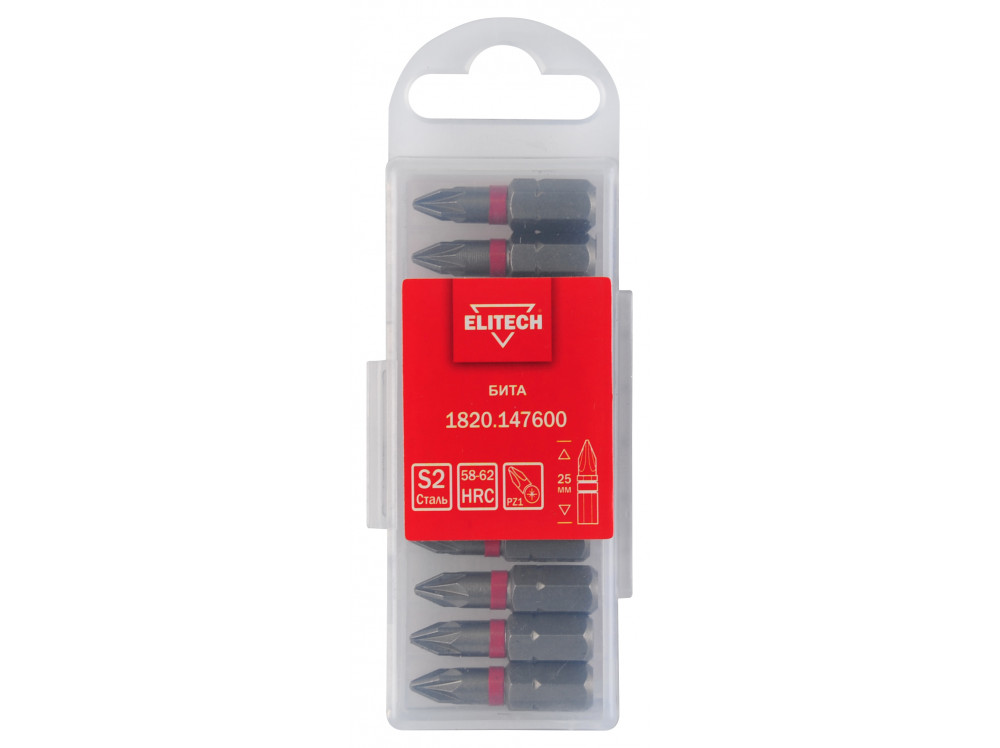 Бита ELITECH PZ1 25мм 1шт 1820.147600 1820.147600 204235 в фирменном магазине Elitech