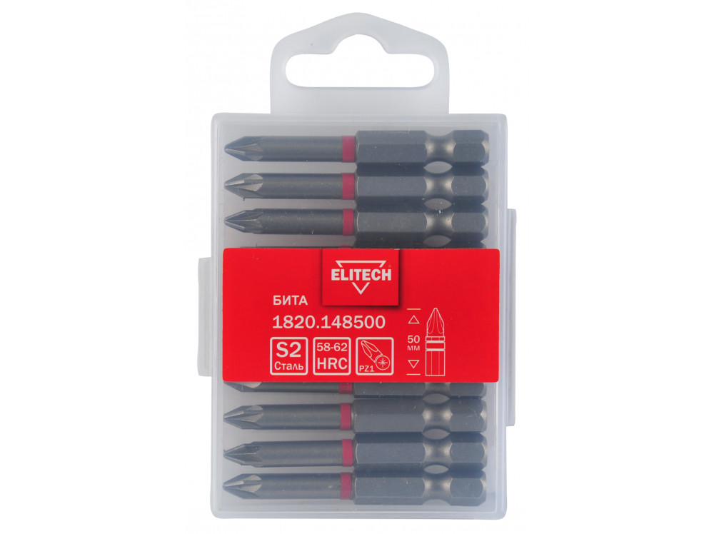 Бита ELITECH PZ1 50мм 1шт 1820.148500 1820.148500 204244 в фирменном магазине Elitech