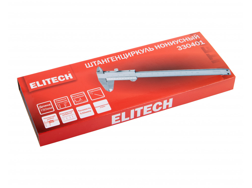 Штангенциркуль ELITECH 330401 330401 207206 в фирменном магазине Elitech