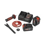 Шлифмашина угловая аккумуляторная ELITECH HD CAG 2012DSL с АКБ 2х4,0 Ач и ЗУ