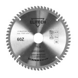 Диск пильный ELITECH 190х30 60зуб алюминий 1820.116400