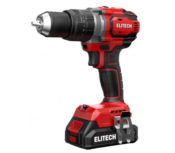Дрель аккумуляторная ELITECH ДА 20УБЛ2 (E2201.047.02)