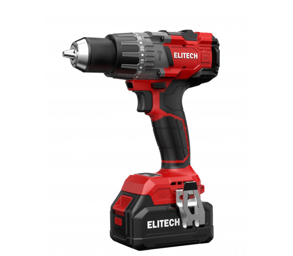 Дрель аккумуляторная ELITECH ДА 21УБЛ2 (E2201.048.02)