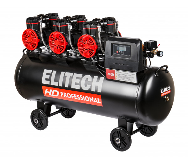Компрессор безмасляный малошумный ELITECH ACF 750-160S