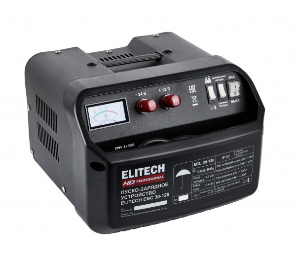 Устройство пуско-зарядное ELITECH EBC 30/120