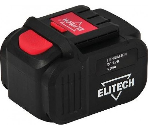Аккумулятор ELITECH 12V 4.0 Ач Li-Ion 1820.098400