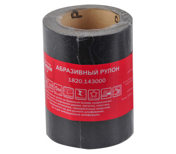 Абразивный рулон ELITECH 100мм 5м P180 1820.143000