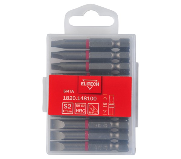 Бита ELITECH SL6 50мм 1шт 1820.148100