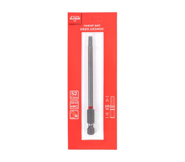 Бита ELITECH TORX20 100мм 1шт 1820.153400
