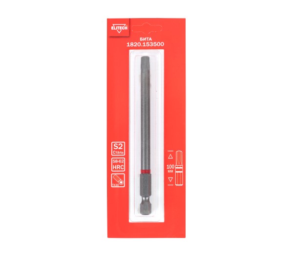 Бита ELITECH TORX30 100мм 1шт 1820.153500