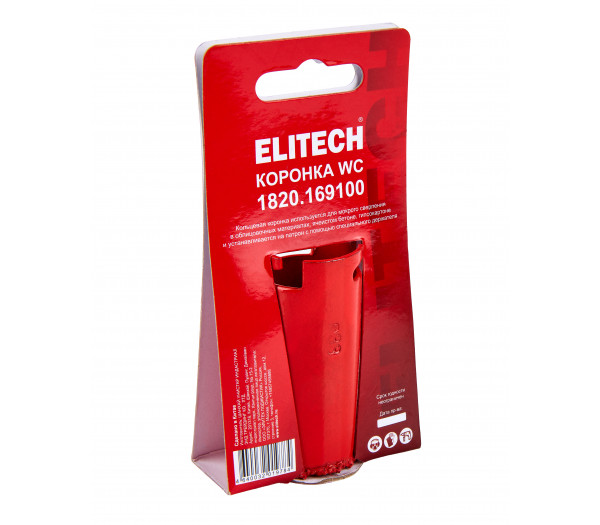 Коронка ELITECH 33мм WC 1820.169100