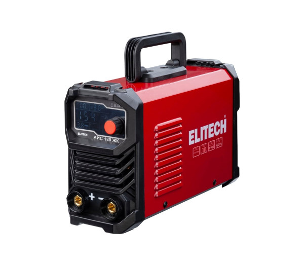 Сварочный инвертор ELITECH ММА АИС 180 ЖК 204744