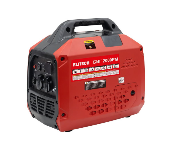 Генератор бензиновый инверторный ELITECH БИГ 2000РМ 210596