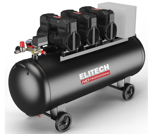 Компрессор безмасляный ELITECH HD ACF 900-200S