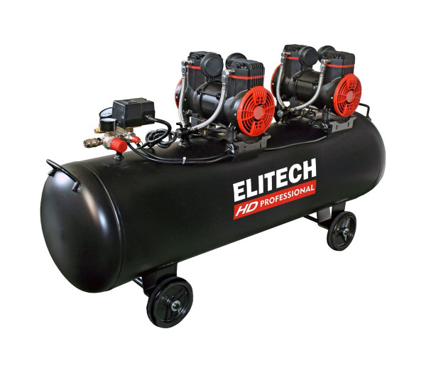 Компрессор безмасляный малошумный ELITECH ACF 500-120S 204541