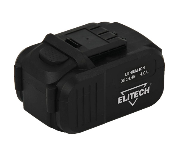 Аккумулятор ELITECH (14.4 В; 4 А*ч; Li-Ion) 1820.067500
